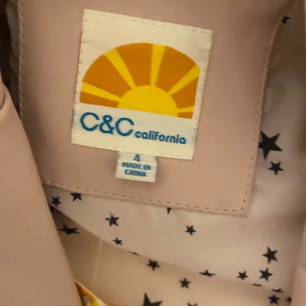 Toddler Pink Faux Leather Jacket - Picture 7 of 7